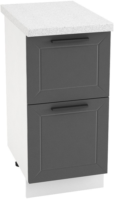 Шкаф нижний 2 ящ. ШН2Я 400 Глетчер