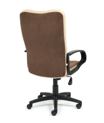 Кресло СН757 флок , коричневый/бежевый, 6/7