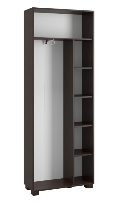 Шкаф с зеркалом «Монблан» МБ-21К венге