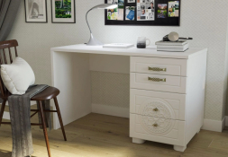 Стол письменный «Монблан» МБ-70К белое дерево