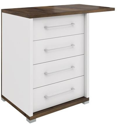 Тумба приставная (4 ящика) МТ52