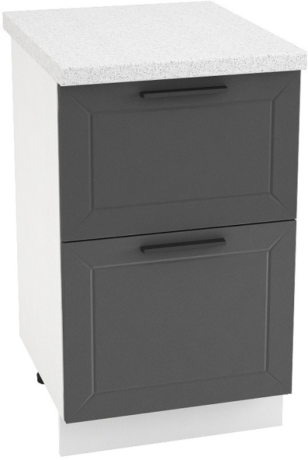 Шкаф нижний 2 ящ. ШН2Я 500 Глетчер