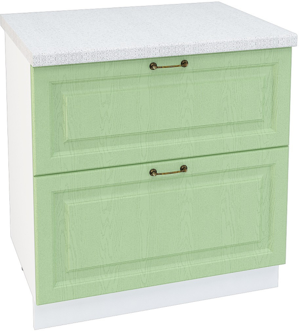 Шкаф нижний 2 ящика Кухня Ницца ШН2Я 800