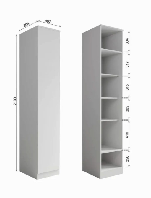 Шкаф МШ 400.1 Мори