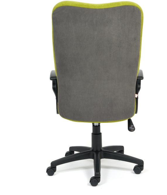 Кресло СН757 флок , серый/олива, 29/23