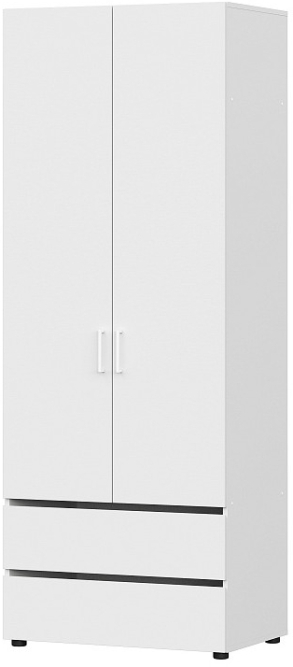 Шкаф двухстворчатый с двумя ящиками Токио