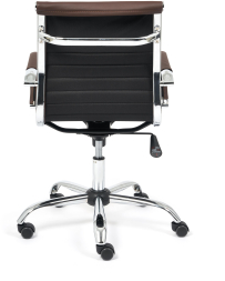 Кресло URBAN-LOW кож/зам, коричневый, 36-36