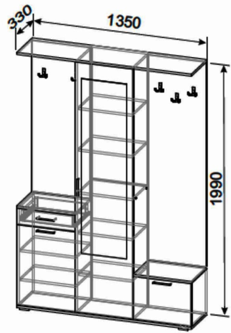 Прихожая ПР 1 (NN)