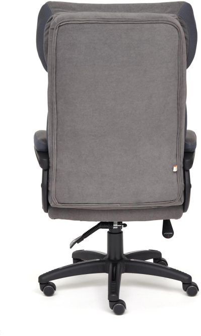 Кресло DUKE флок/ткань, серый/серый, 29/TW-12