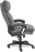 Кресло DUKE флок/ткань, серый/серый, 29/TW-12