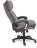 Кресло DUKE флок/ткань, серый/серый, 29/TW-12