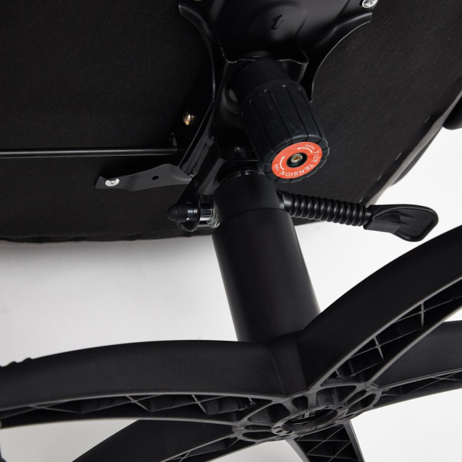 Кресло DUKE флок/ткань, серый/серый, 29/TW-12