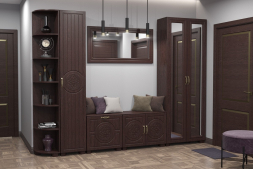 Шкаф-пенал «Монблан» МБ-22К венге