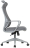 Кресло офисное CHAIRMAN CH 577, эргономичная спинка, серый пластик, сетка/ткань, серое, 7146057