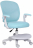 Кресло детское с подставкой для ног BRABIX "Toy MG-205", сетка/ткань TW, голубое, 533152
