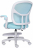 Кресло детское с подставкой для ног BRABIX "Toy MG-205", сетка/ткань TW, голубое, 533152
