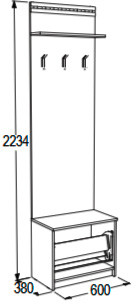 Вешалка Ольга 13