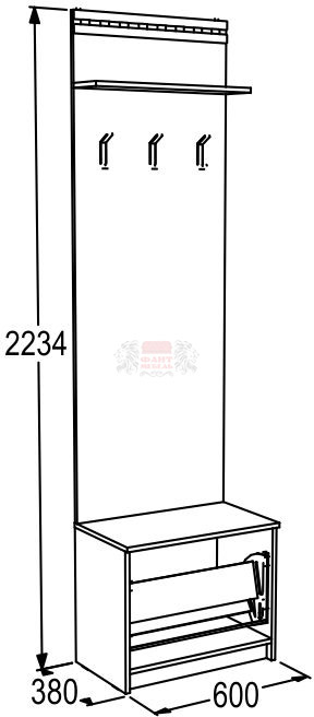 Вешалка Ольга 13