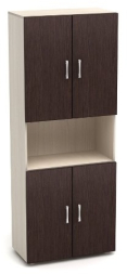 Шкаф высокий одна откр. полка К4 (ШК31+ДК32х4)