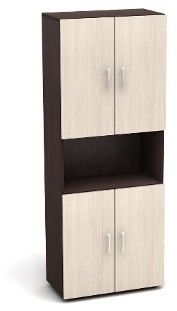 Шкаф высокий одна откр. полка К4 (ШК31+ДК32х4)