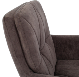 Кресло GARDA флок , коричневый, 6