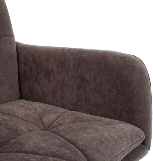 Кресло GARDA флок , коричневый, 6