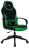 Кресло компьютерное BRABIX "Alpha GM-018", ткань/экокожа, черное/зеленое, 532639, GM-018_532639