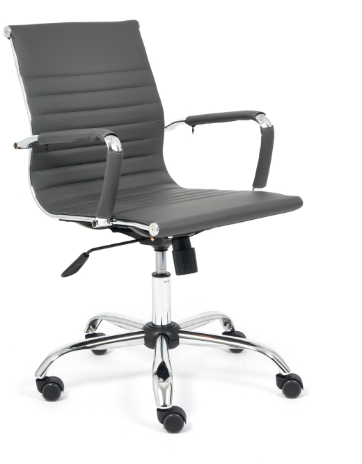 Кресло URBAN-LOW кож/зам, металлик, 36