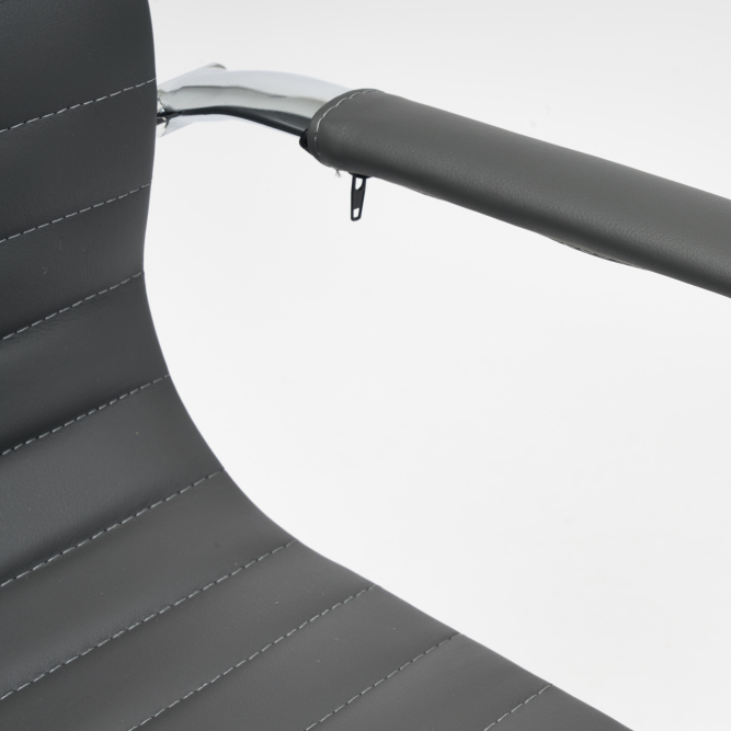 Кресло URBAN-LOW кож/зам, металлик, 36