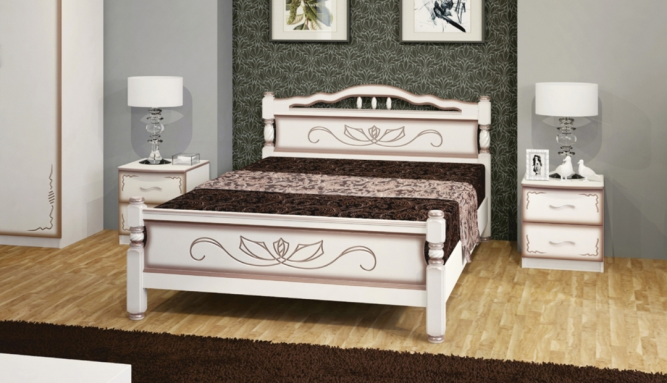 Кровать из массива Карина-5