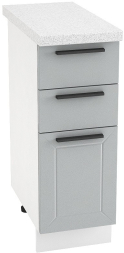 Шкаф нижний 3 ящ. ШН3Я 300 Глетчер