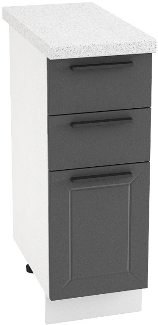 Шкаф нижний 3 ящ. ШН3Я 300 Глетчер