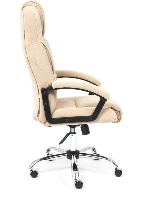 Кресло BERGAMO (хром) флок , бежевый, 7