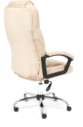 Кресло BERGAMO (хром) флок , бежевый, 7
