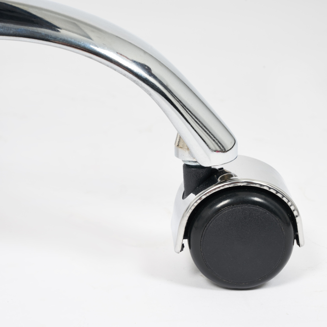 Кресло BERGAMO (хром) флок , бежевый, 7