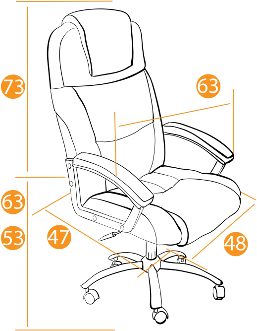 Кресло BERGAMO (хром) флок , бежевый, 7