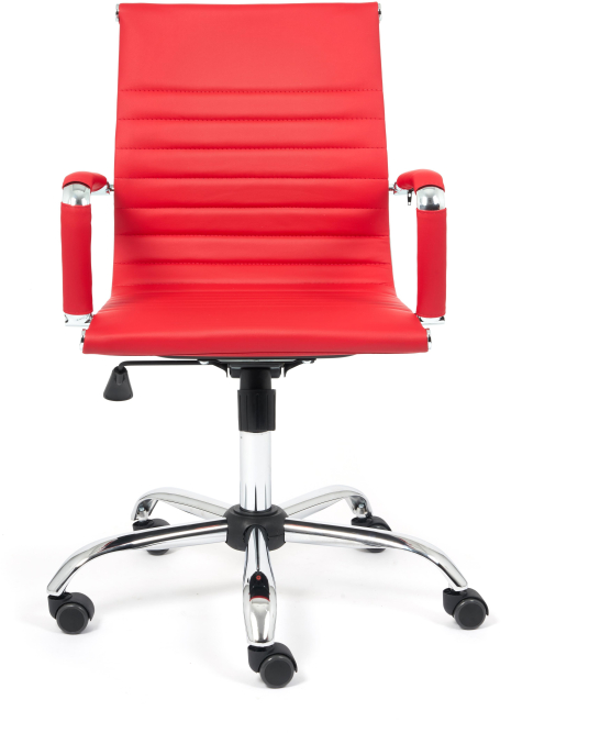 Кресло URBAN-LOW кож/зам, красный, 36-161