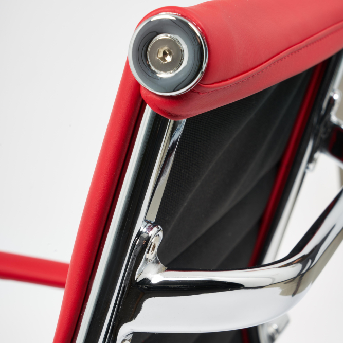 Кресло URBAN-LOW кож/зам, красный, 36-161