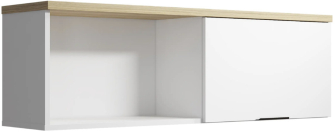 Полка Скайлайт СЛ-41 блэквуд ячменный/белый/меренга