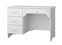 Стол письменный левый Ассоль АС-6 белое дерево