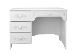 Стол письменный левый Ассоль АС-6 белое дерево