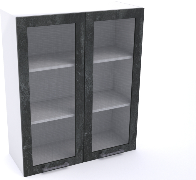 Шкаф Дублин ШСТ-80 960 2-х дверный навесной со стеклом