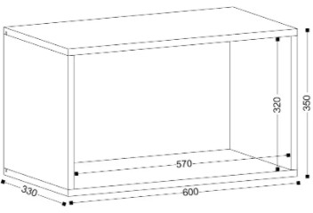 Модуль навесной открытый Урбан 4