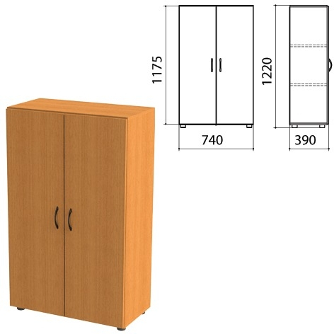 Шкаф низкий закрытый КФ19