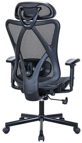 Кресло BRABIX PREMIUM "Axion ER-701", синхромеханизм, регулируемые подголовник и спинка, сетка, черное, 532965