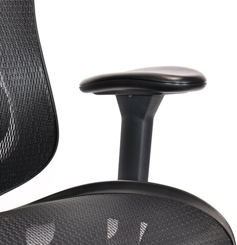 Кресло BRABIX PREMIUM "Axion ER-701", синхромеханизм, регулируемые подголовник и спинка, сетка, черное, 532965