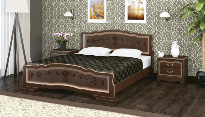 Кровать из массива Карина-6