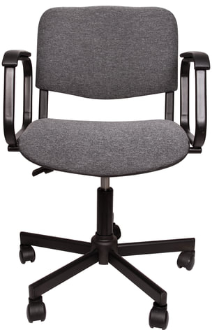 Кресло КР08, с подлокотниками, серое, КР01.00.08-102-