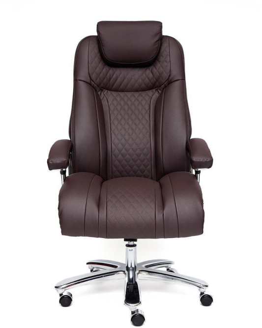 Кресло TRUST кож/зам, коричневый/коричневый стеганный/коричневый, 36-36/36-36/6/36-36/06