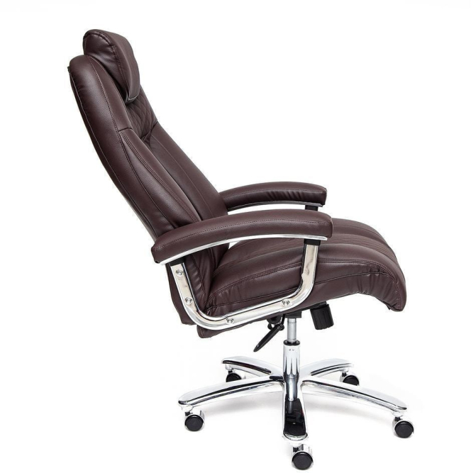 Кресло TRUST кож/зам, коричневый/коричневый стеганный/коричневый, 36-36/36-36/6/36-36/06